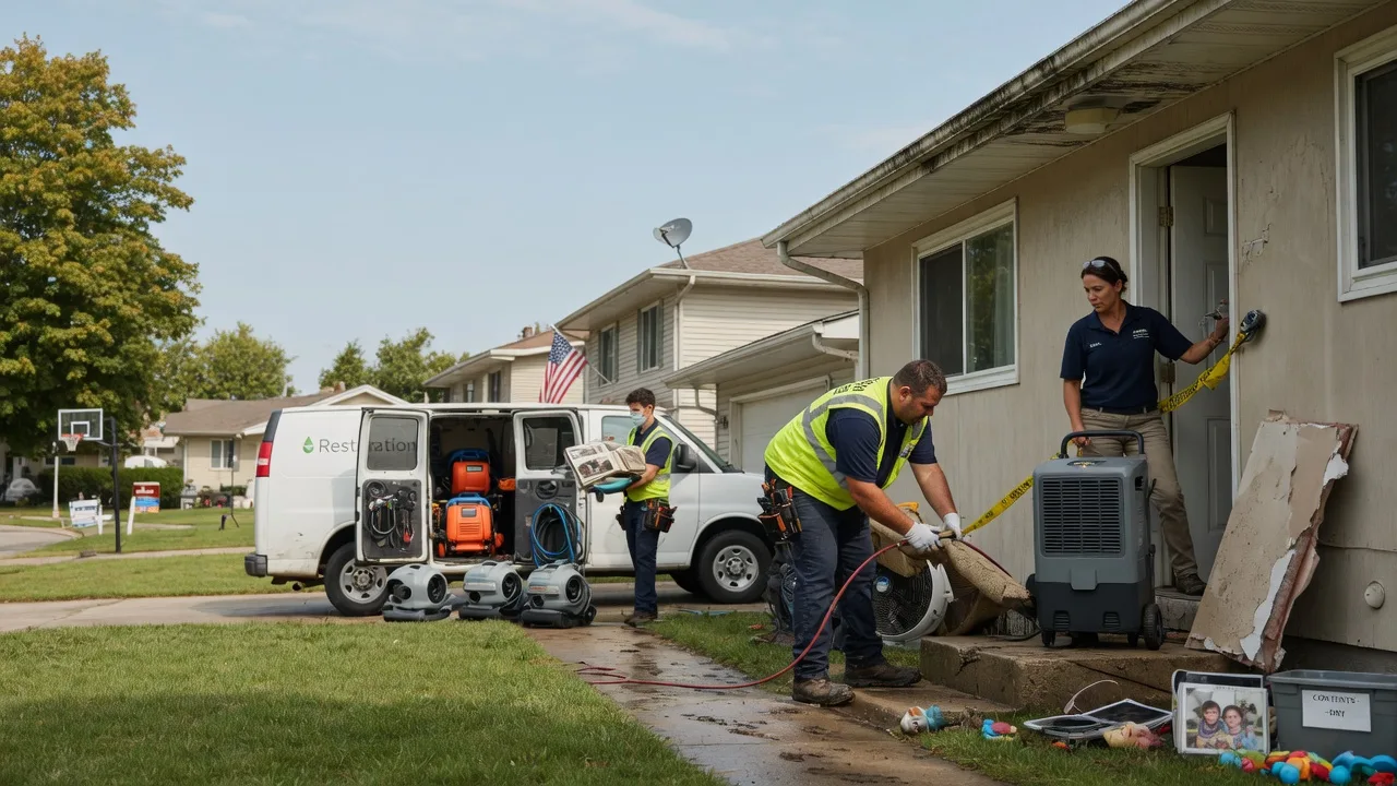 Water Damage Restoration in Kewaskum, WI near me